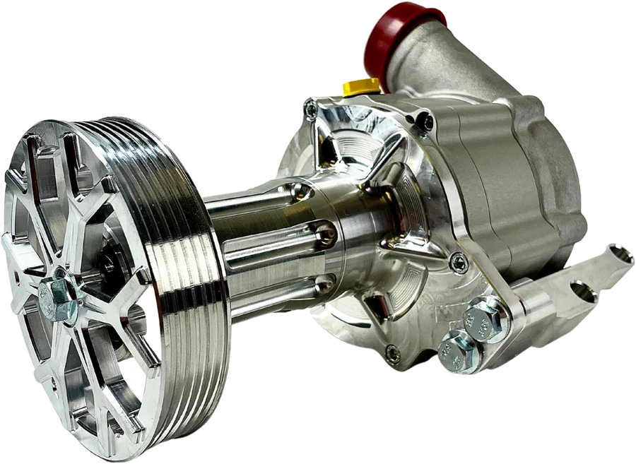 Packard Performance billet supercharger assembly for the Polaris RZR Pro R